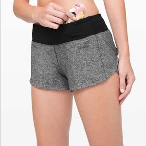 Grey lululemon shorts